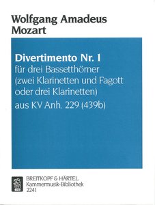 Divertimento Nr. 1 aus KV Anh. 229 (439b)