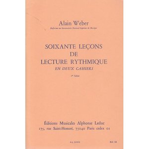 60 Lecons Lecture Rythmique Band 1