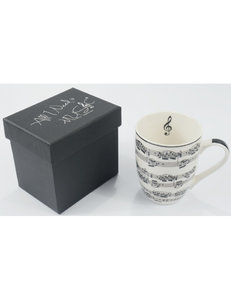 Mug "Sheet Music" White 300 ml