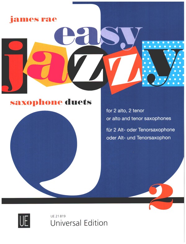 Easy Jazzy Saxophone Duets Band 2