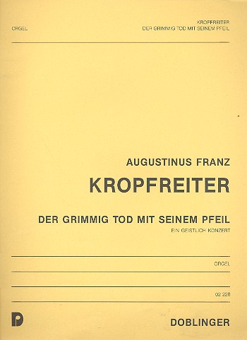 Der grimmig Tod mit seinem Pfeil