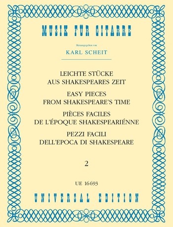 Leichte Stücke aus Shakespeares Zeit Band 2