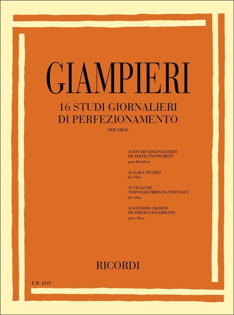 16 studi giornalieri di perfezionamento
