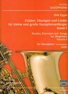 Etüden, Übungen und Lieder für kleine und große Saxophonanfänger Band 2