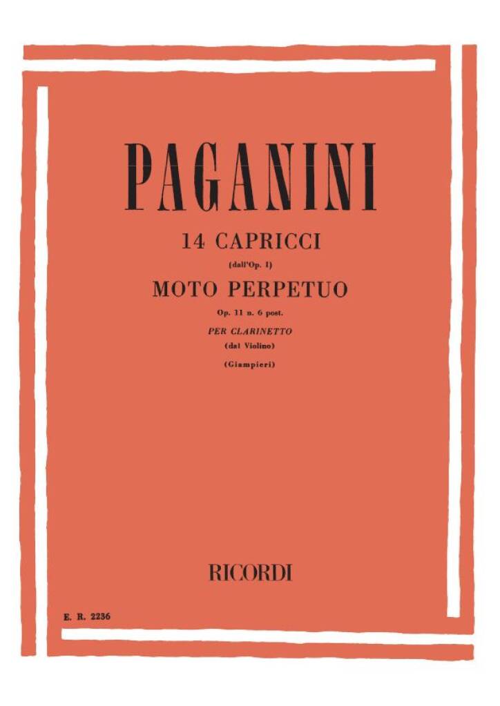 14 Capricci aus op. 1
