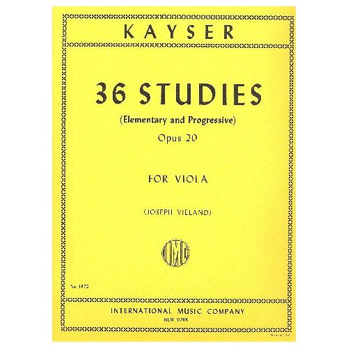 36 Etüden op. 20