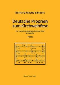 Deutsche Proprien zum Kirchweihfest (1995)