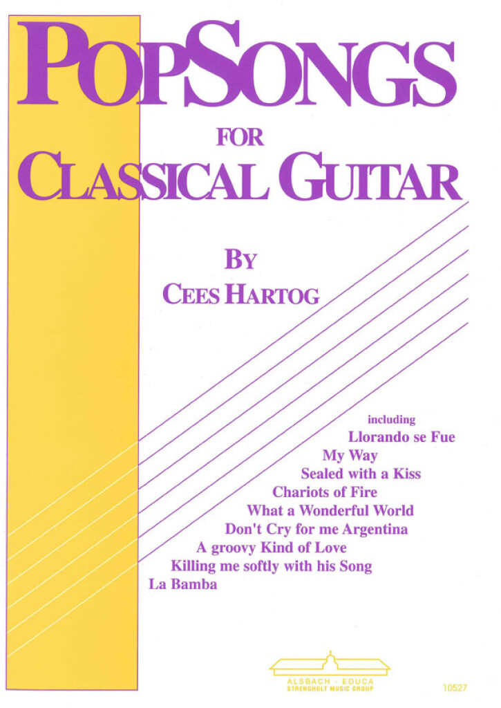Pop Songs for Classical Guitar Band 1