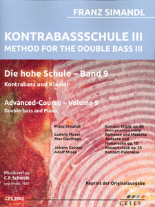 Die Hohe Schule des Kontrabass-Spiels Band 9