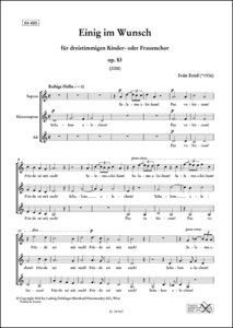 Einig im Wunsch op. 83 (2008)