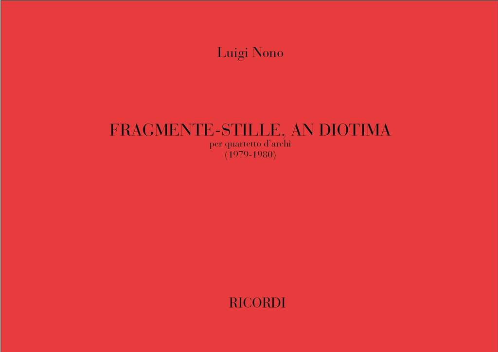 Fragmente - Stille an Diotima