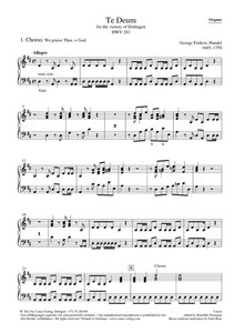 Dettinger Te Deum, HWV 283