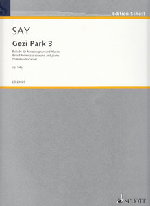 Gezi Park 3 op. 54b
