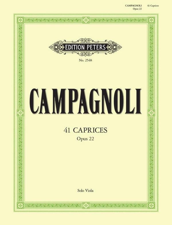 41 Capricen op. 22