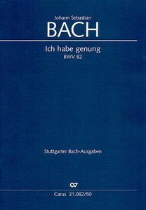 Ich habe genug, BWV 82, Fassung für Sopran, Version in e