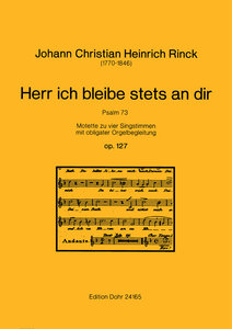 Herr ich bleibe stets an dir, op. 127