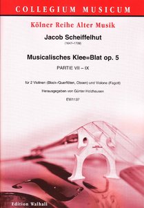 Musicalisches Klee=Blat op. 5 Teil 7 - 9