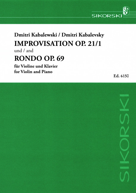 Improvisation op. 21/1 + Rondo op. 69