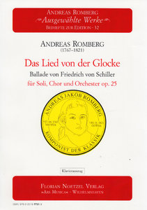 Das Lied von der Glocke op. 25 - Ausgewählte Werke/ Beihefte zur Edition Nr. 32