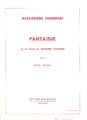 Fantasie Valses Johann Strauss