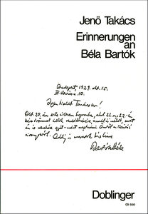 Erinnerungen an Bela Bartok