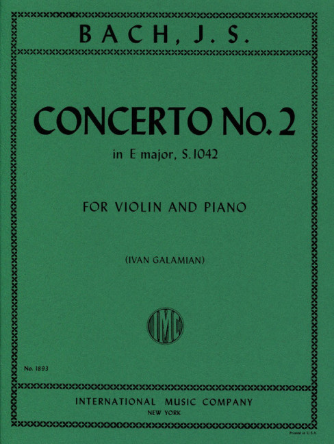 Concerto Nr. 2 E-Dur BWV 1042