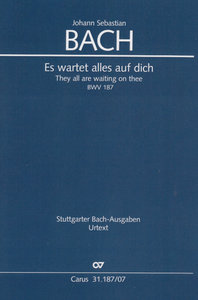 Es wartet alles auf dich BWV 187