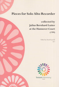 Pieces for Solo Alto Recorder