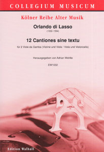 12 Cantiones sine textu