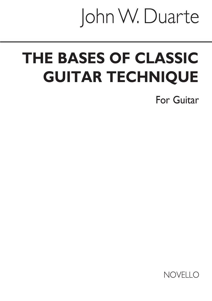 Bases Of Classic Guitar Technique
