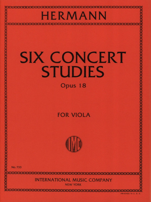 6 Konzert Etüden op. 18