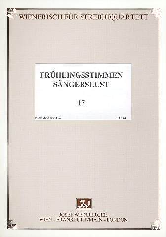 Frühlingsstimmen op. 410 +  Sängerlust op. 328