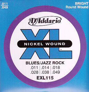 D'Addario E-Git Satz Jazz/Blues