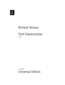 Fünf Klavierstücke op. 3