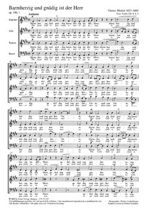 Barmherzig und gnädig ist der Herr, op. 106/1