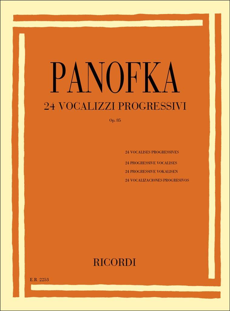 24 Vocalizzi Progressivi op. 85