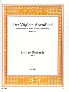 Der Vöglein Abendlied op. 71