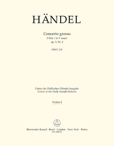 Concerto Grosso F-Dur op. 3/4 HWV 315