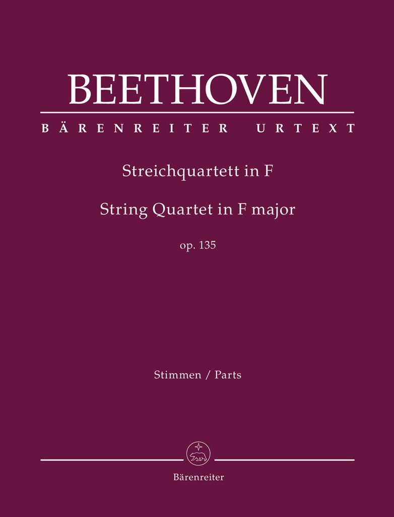 Streichquartett in F op. 135