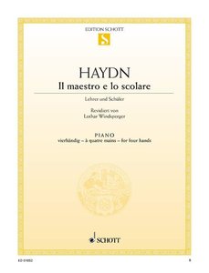 Il maestro e lo scolare Hob. XVIIa