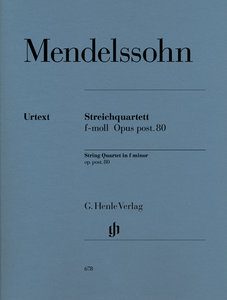 Streichquartett f-moll op. post. 80