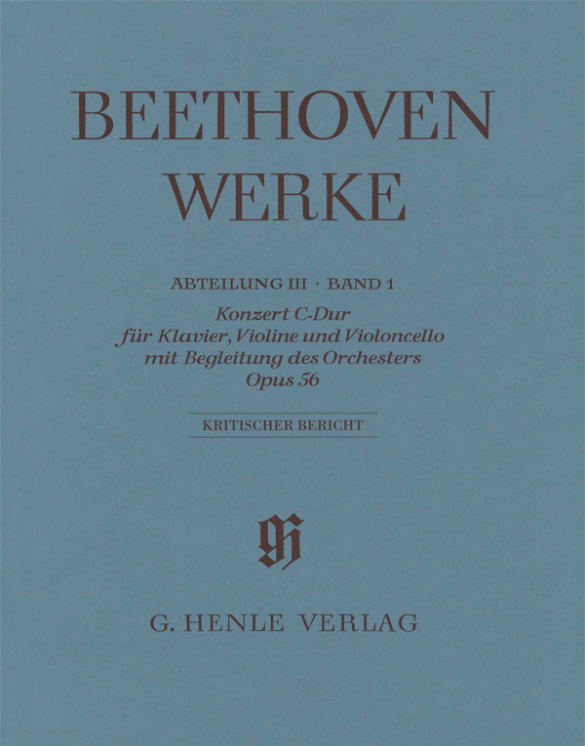 Tripelkonzert - sämtliche Werke III,1