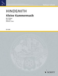 Kleine Kammermusik op. 24/2 (1922)