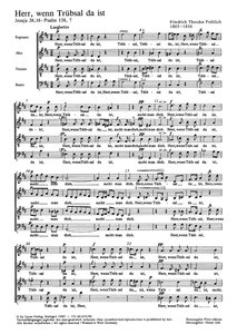 Herr, wenn Trübsal da ist