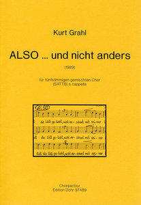 Also ... und nicht anders (1989)