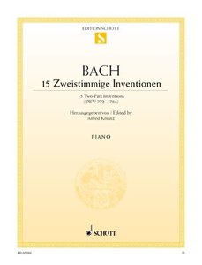 15 Zweistimmige Inventionen (BWV 772-786)