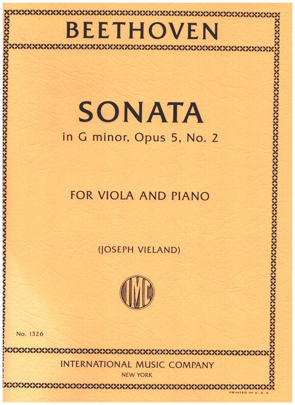 Sonate g-moll op. 5/2