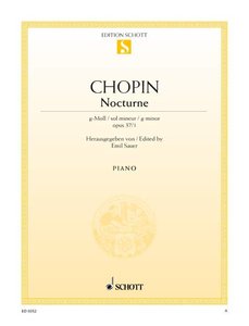 Nocturne g-moll op. 37 Nr. 1