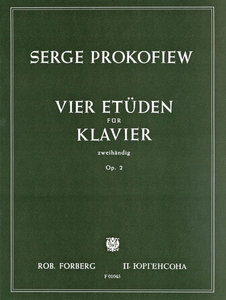 4 Etüden für Klavier op. 2