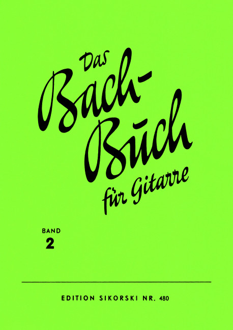 Das Bach Buch für Gitarre Band 2